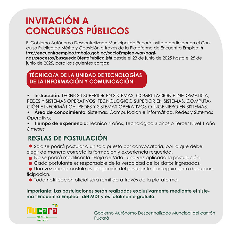 CONCURSO TICS