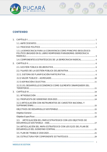 TOMO III MODELO DE GESTION PUCARA 2020